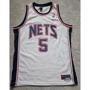 Vintage Nike New Jersey Nets - Jason Kidd Jersey Adult Size L (Length +2)